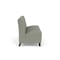Lesro Siena Lounge Reception Armless 3 Seat Tandem Seating No Center Arms, Black, OH Eucalyptus Upholstery SN3102 - alternate 2